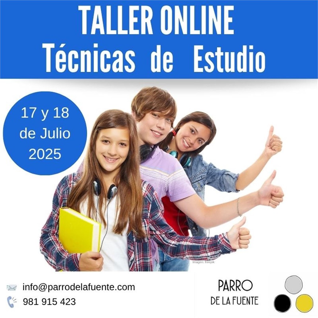Foto 1 Taller Online de Técnicas de Estudio 